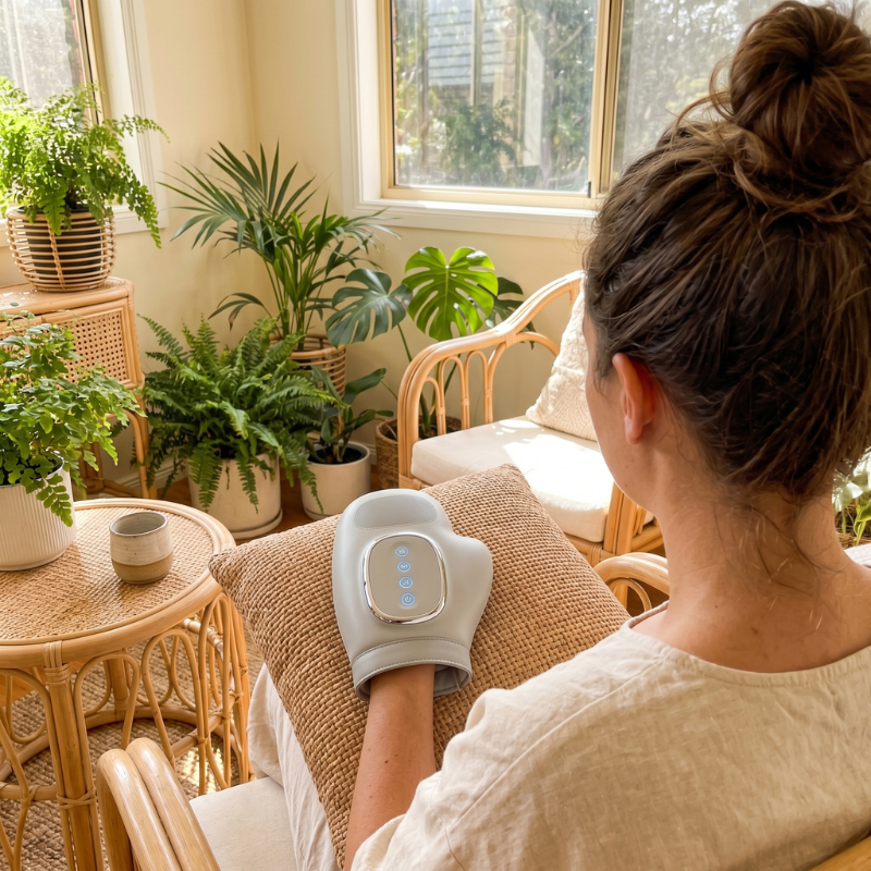 EaseWell™ Heated Compression Hand Massager